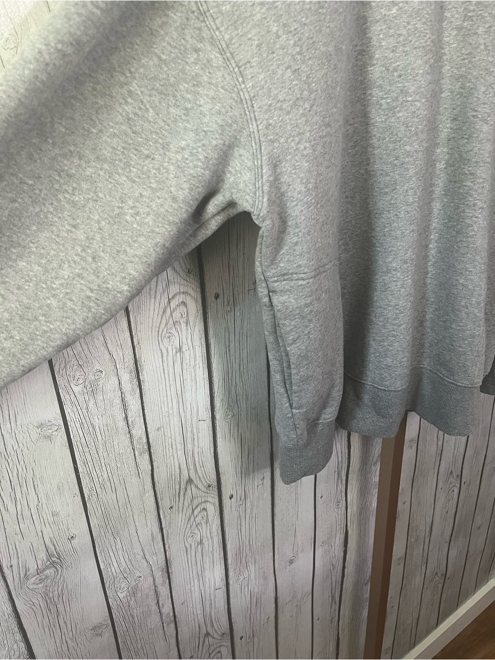 OFFLINE By Aerie Cloud Fleece Oversized Mockneck Sweatshirt Gray Medium M - Picture 5 of 9